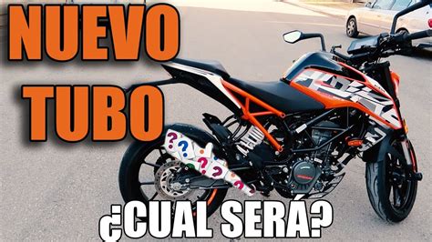 Nuevo Escape En La Ktm Duke 125 2017 New Exhaust Youtube