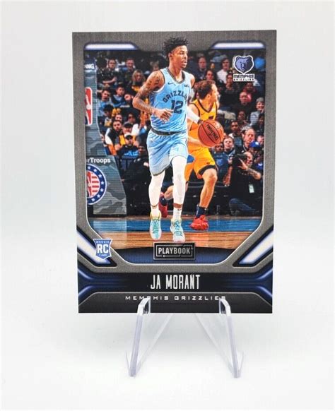 2019 20 Panini Chronicles Playbook Ja Morant Rookie RC 168 EBay