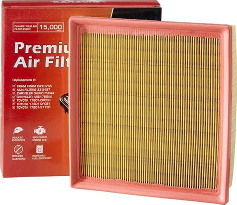 Amazon KarZone KAR10755 Panel Air Filter For Cars Replacement