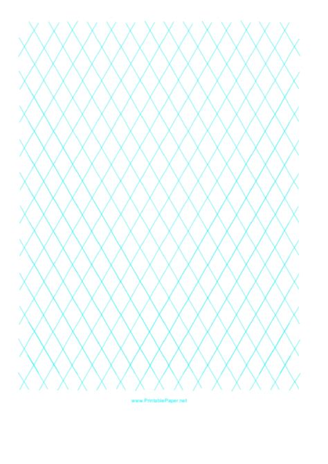 Diamond Graph Paper 1 Inch Printable Pdf Download