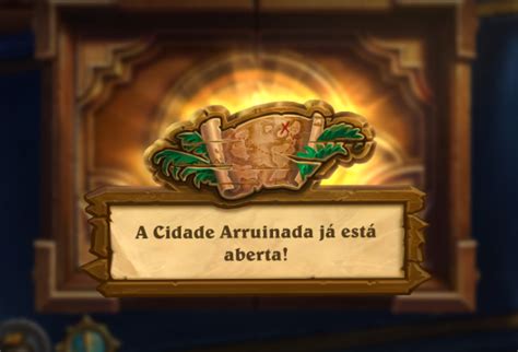 Cristal De Mana Hearthstone Brasil Complete A Cidade Arruinada No