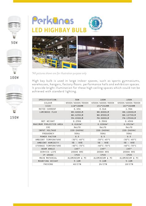 Perkunas Led Highbay Bulb Kuala Lumpur Kl Malaysia Selangor Track