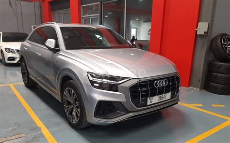 Rent A Silver Audi Q8 2019 Id 02504 In Dubai Rentyae