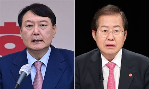 “당심 잡아야 이긴다” 윤석열·홍준표 당원 접촉 주력 세계일보