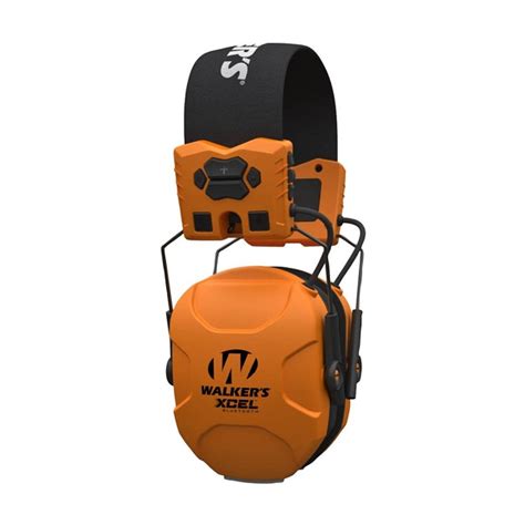 Walkers Xcel Blaze Orange Digital Muffs With Bluetooth Superior