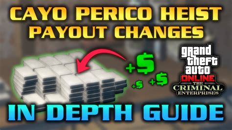 GTA Online Cayo Perico Heist Payout Changes After The Criminal