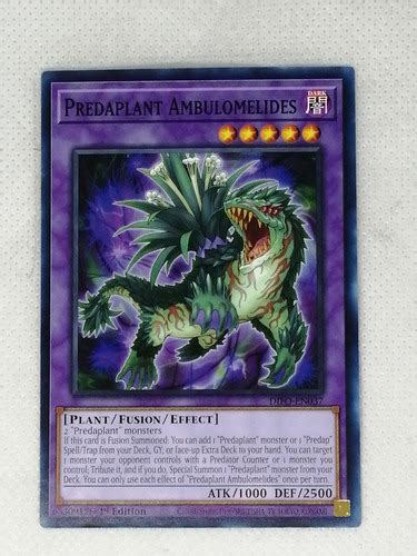 Predaplant Ambulomelides Comun Yugioh Meses Sin Intereses