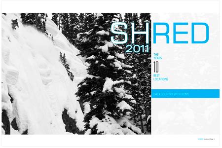 SHRED on Behance