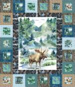 Cabin in the Woods , Hoffman California Fabric