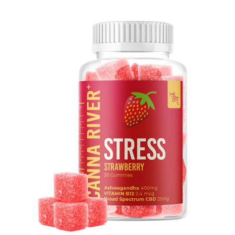 Broad Spectrum Cbd Gummies For Stress Strawberry Canna River