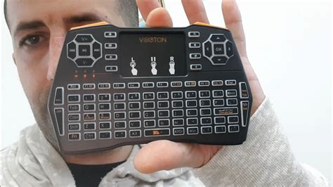 VIBOTON BACKLIT I8 PLUS MINI WIRELESS KEYBOARD UNBOXING REVIEW