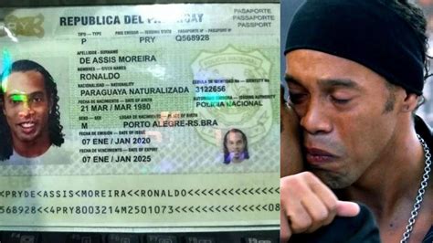 passaporte apreendido no Brasil Ronaldinho Gaúcho usa documento