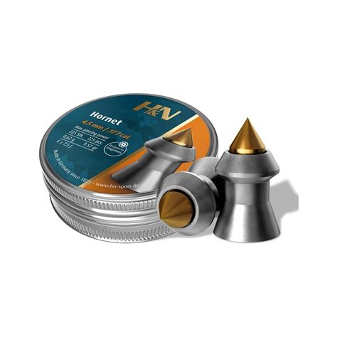 H N Hornet 0 177 Cal 4 5mm 9 57 Gr Pointed Airgun Pellets The Air