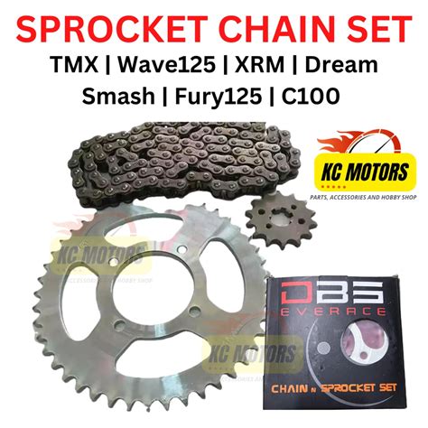 Sprocket Chain Set For TMX Wave125 XRM Dream Smash Fury125 C100