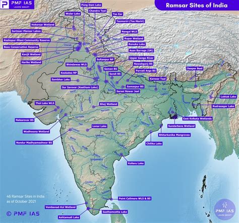 Ramsar Sites In India 46 Ramsar Sites In India As Of October 2021