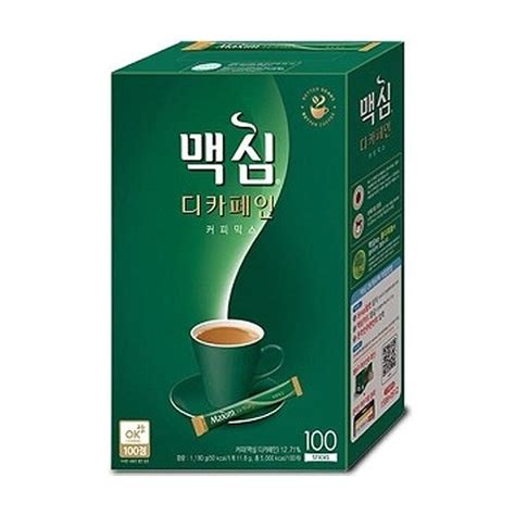 동서식품 맥심 디카페인 커피믹스 스틱 100개입 1개 에누리 가격비교