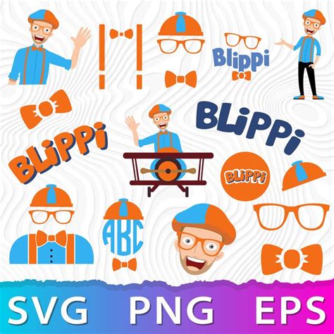 The Big Set Of Clip Art For Svg Png And Eps Files Is Shown