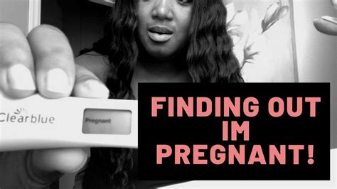 Finding Out Im Pregnant Live Pregnancy Test Emotional Youtube