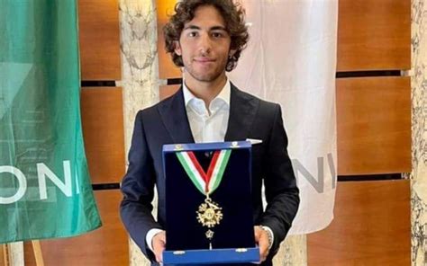 Motogp Enea Bastianini Premiato Con Il Collare D Oro Al Merito Sportivo