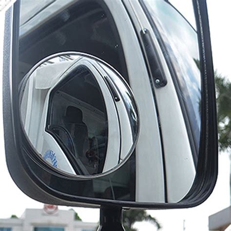 Pc Side Mirrors For Trucks Waterproof Car Blind Spot Mirror Round