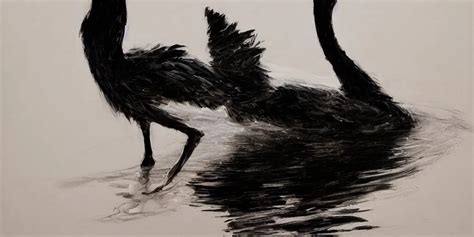 highly detailed oil painting of black swan, splash, | Stable Diffusion