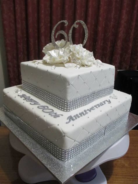 13 best images about 60th Wedding Anniversary Cake on Pinterest | Sugar ...