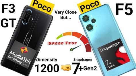 Poco F Vs Poco F Gt Speedtest Heavy Games Snapdragon Gen Vs