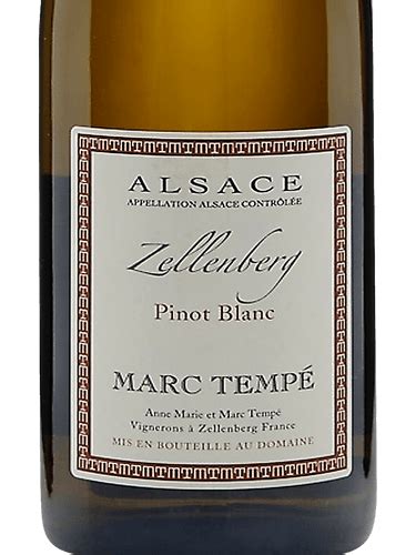 Anne Marie et Marc Tempé Pinot Blanc Zellenberg Vivino US