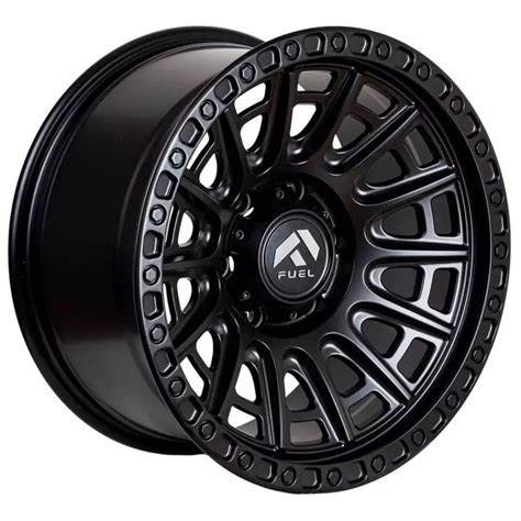 Generico Fuel 17x9 6x1397 Et0 Matt Black Yl8857 Set 4 Llantas