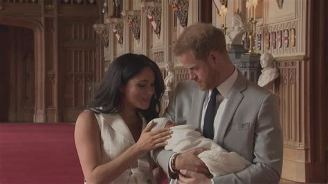 The Duke and Duchess of Sussex introduce the royal baby to the world