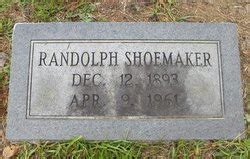 Randolph Shoemaker Memorial Find A Grave