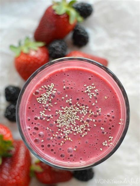 Berry Smoothie Recipe - WonkyWonderful