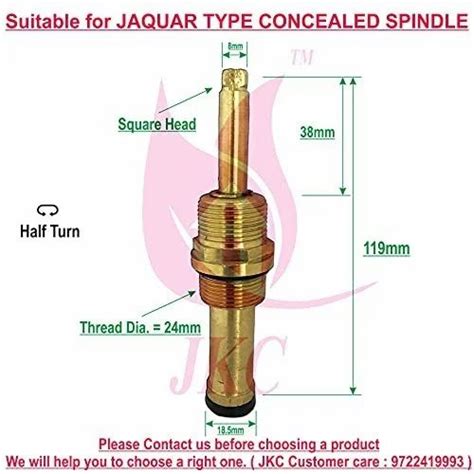 Brass JKC Jaguar Type Conceal Valve Spindle JKC 1031 At Rs 449 In