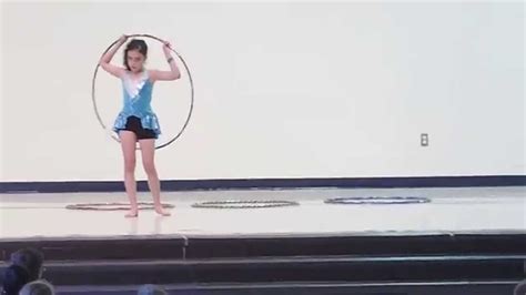 Natalies Hula Hoop Routine 2014 Talent Show Youtube