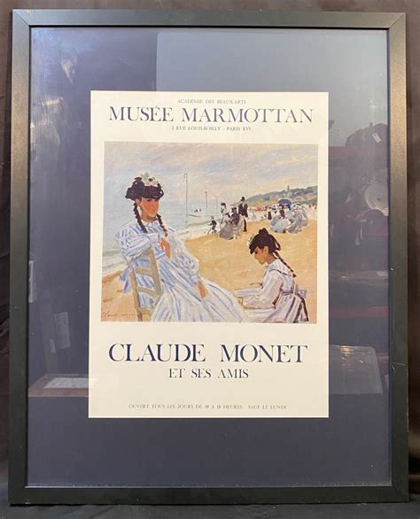 At Auction Claude Monet ORIGINAL CLAUDE MONET 1840 1926 EXHIBITION