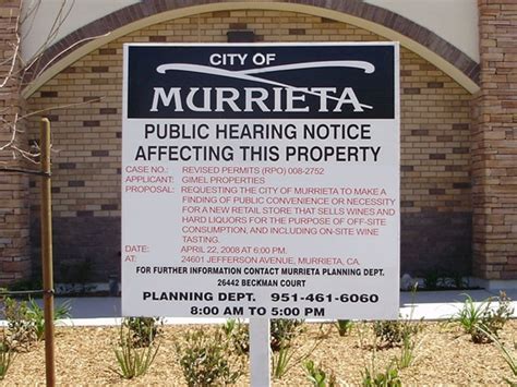 Public Hearing Signs | Signs By Tomorrow Temecula Murrieta