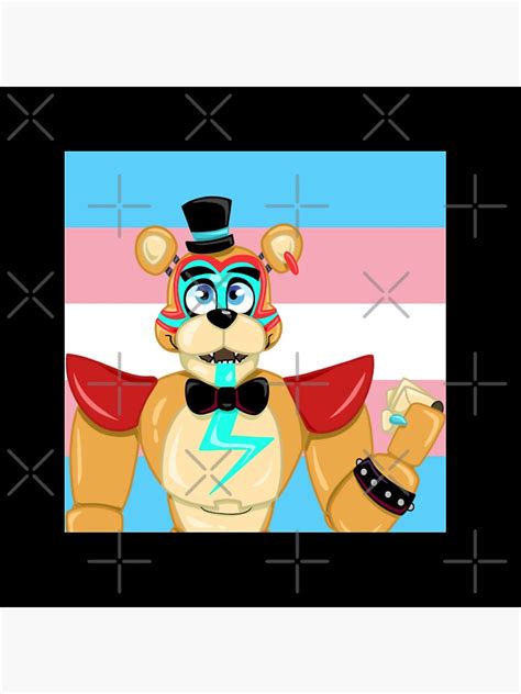 Fnaf Security Breach Glamrock Freddy Fazbear Transgender Pride