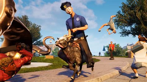 Goat Simulator 3 gameplay trailer promises premeditated destruction