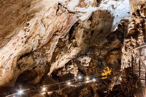 Scene From The Amazing Bulgarian Cave Magura Stock Photo Image Of