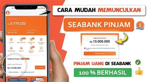 Cara Memunculkan Fitur SEABANK PINJAM Di Aplikasi Seabank YouTube