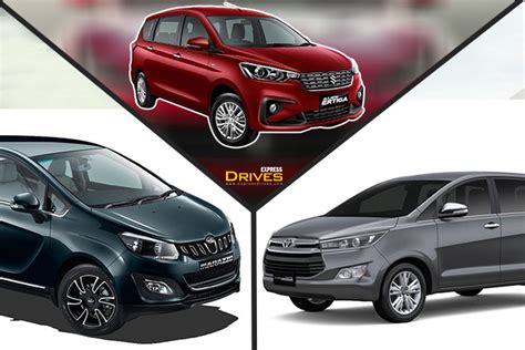 Battle Of Mpvs Maruti Suzuki Ertiga Vs Mahindra Marazzo Vs Toyota