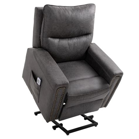 HOMCOM Fauteuil releveur massant électrique fauteuil de relaxation