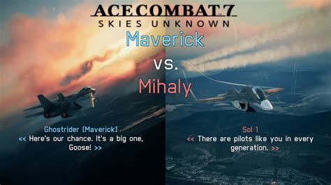 Ace Combat Skies Unknown Maverick Vs Mihaly Tgm F A Tomcat