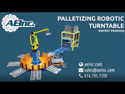 AEI Palletizing Robotic Turntable YouTube