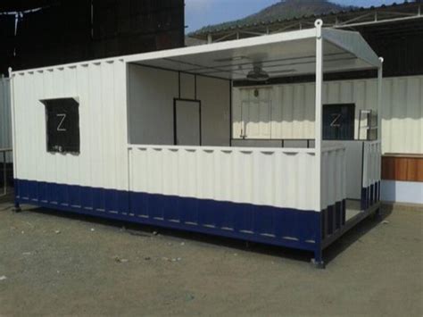 Prefab Rectangular Mild Steel Office Container For Construction Sites