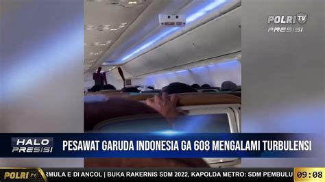 Suasana Kabin Mencekam Saat Pesawat Garuda Indonesia Turbulensi Video