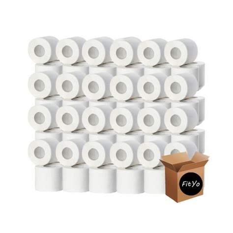 Pack de 72 Rouleaux de Papier Hygiénique Double Epaisseur 72