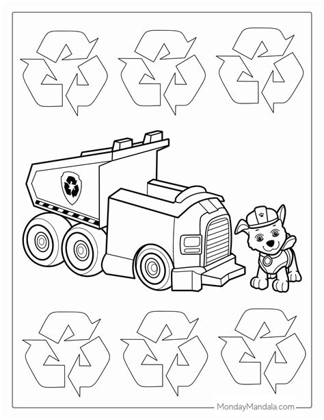 20 Garbage Truck Coloring Pages (Free PDF Printables) | Tractor ...