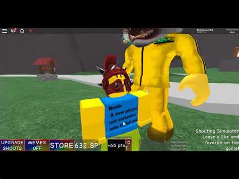 Shouting Simulator Roblox Gameplay D Youtube