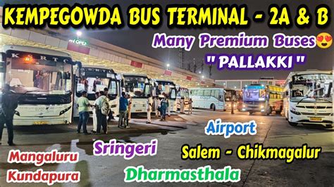 Ksrtc Luxurious Buses Kempegowda Bus Terminal A B Bus Ksrtc